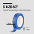 Lichamp 3 Pack Blue Painters Tape 1 inch, Blue Masking Tape 1 inch x 55 Yards x 3 Rolls (165 Total Yards)...
