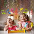 CC HOME 30Pack Music Note Hanging Swirls Piano Musical Note Ceiling Streamer Birthday Party Decorations Emotional Music Themed Party Favors for Ho...