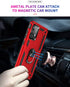 for Samsung A52 Case, Galaxy A52 Case with HD Screen Protector, Military-Grade Ring Holder Kickstand Car Mount 15ft Drop Tested Shockproof Cover P...