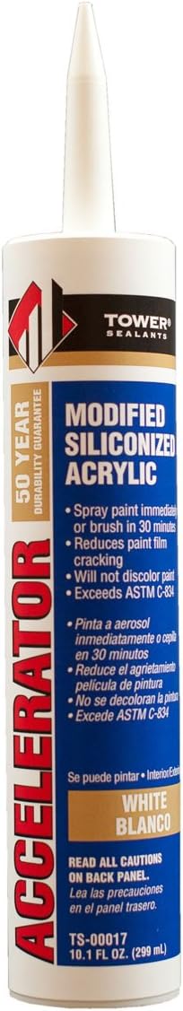 White TS-00017 10.5 fl-Ounce The Accelerator Acrylic Silicone, Size...