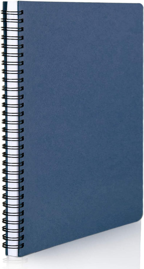 EUSOAR Students Ruled Spiral Notebook, A5 1pack 5.5"x8.3" 160 Pages Hardcover Lined Travel Writing Notebooks Journal, Memo Notepad Sketchbook, Stu...