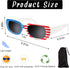 4th Of July Sunglasses American Flag Sunglasses for Independence Day Flag Day June 14th Events Sunglasses Protect Your Eyes from UV Rays Outdoor A...