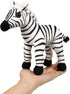 Ice King Bear Wild Animal Small Stuffed Animals Zoo Family Plush Toy (Zebra 7 Inches)...