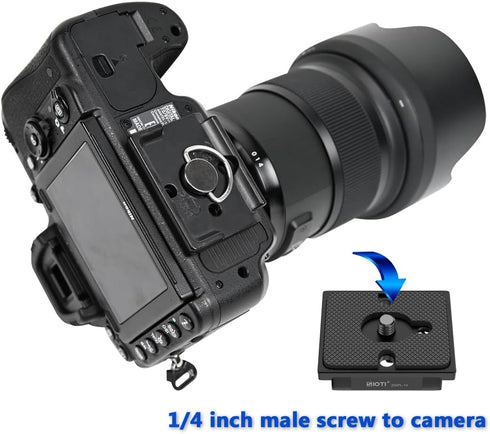 SIOTI 200PL-14 Quick Release Plate to RC/RC2/XPRO, 200PL-14 QR, Compatible for Manfr0tt0 Tripods Head with RC/RC2/XPRO Rapid Connect System...