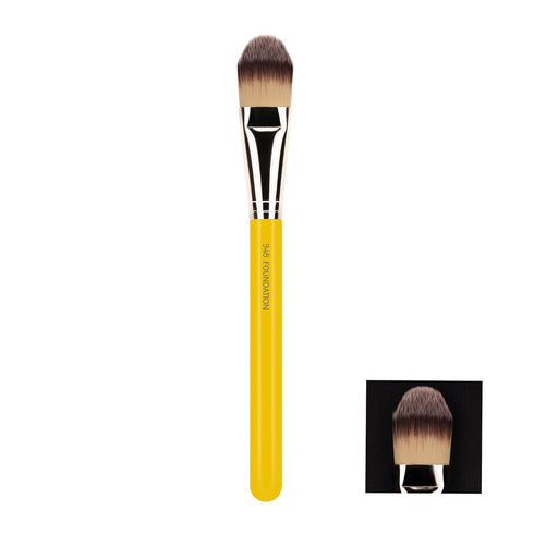 Bdellium Tools Professional Makeup Brush - Studio Series 948 Foundation - With Soft Synthetic Fibers, For Foundation & Concealing (Yellow, 1pc)...