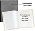 CRANBURY Portfolio Binder for 8x10 Photos (Black), Poly Plastic 8 x 10 Art Presentation Book with Clear Plastic Sleeves, 24 Pages Hold 48 Pictures...
