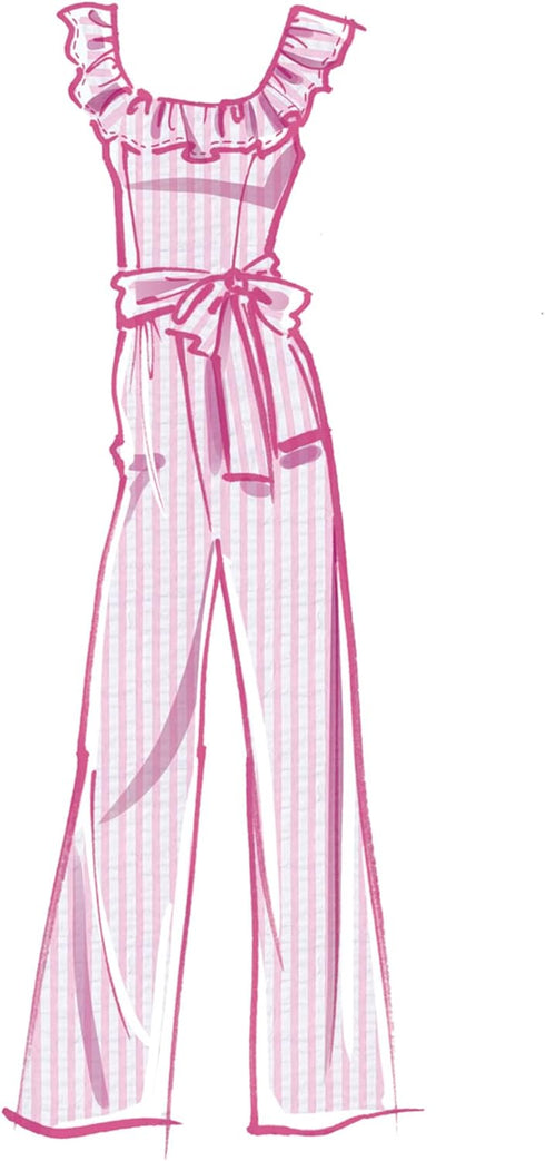 McCall's Misses' Romper and Jumpsuit Sewing Pattern Kit, Code M8203, Sizes 16-18-20-22-24, Multicolor...