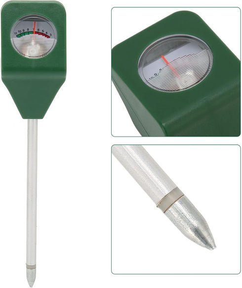 Soil Meter, Soil Tester Portable Single Needle High Sensitivity Probe Soil Sensor for Garden Lawn Farm Plants Care...