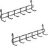 FRIADE Storage Hooks Rack, 2 Pack - Iron Wire Grid Hooks for Wall Mount Storage and Display, 10.7”x 2.8”x1.8 », Black...