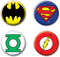 Ata-Boy DC Comics 4 Button set, 1.5" - Round Officially Licensed Collectible Pin-Back Buttons...