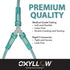 Premium 7 FT Oxygen 3-Count Tubing with Y-Connector| 6-Channel Kink-Resistant Air Flow | High-Visibility Green Tint | Universal End Connectors | M...