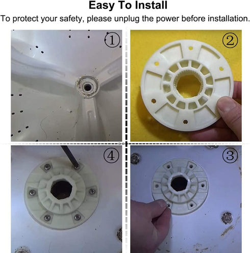 W10528947 Upgraded Washer Basket Drive Hub Kit - Compatible Kenmore Whirlpool Maytag Washer - Replaces W10396887 2684908 AP5665171 PS6012095