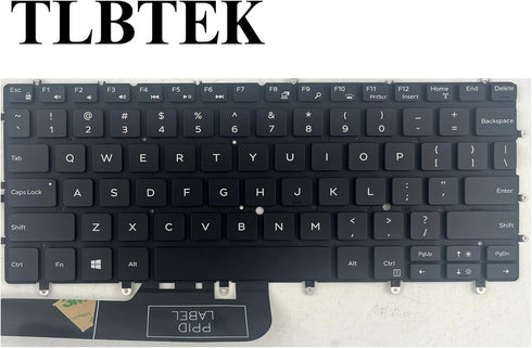 TLBTEK Backlight Keyboard Replacement Compatible with Dell XPS 13 9317 9305 9370 P82G 9380 Series Laptop...