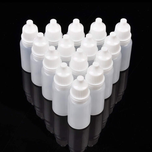 50 PCS Plastic Dropper Bottle Drop Bottles Empty Squeezable Eye Liquid Essential Oil Squeeze Bottle Small Dropper Refillable Containers with Caps ...