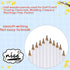 25pcs Golf Pencils with eraser Hexagon Wooden Pencils Graphite 2B for Golf Event Scoring,Classroom,Wedding,Company Meetings,Pew, Pocket (white)...