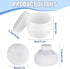 2 Sets Body Powder Container After Bath Baby Powder Case Fluffy Puff Kit Baby Body Care Powder Box Cosmetic Bath Powder Container Puff with a Larg...