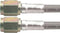 Allstar Performance Brake Hose, 40 in Long, 3 AN Hose, 3 AN Straight Female to 3 AN Straight Female, Braided Stainless, PTFE Lined, Each...