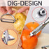 Vegetable Peeler, Potato Peelers for Kitchen Stainless Steel Multi-function Set Fruit Peeler For Kitchen and Household Tools Y & I Shape Swivel Bl...