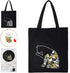 Smart-Feather Cat Embroidery Kit for Beginners Adults, Hand Embroidery Tote Bag Kit with Hoop and Patterns...