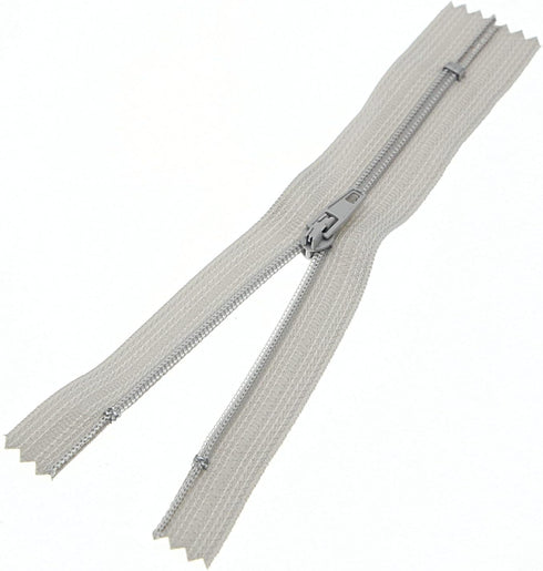 #3 Nylon Coil Zipper Gray Closed End Sewing Zippers Bulk for DIY Tailor Sewing Crafts,Bags,Purses(20 PCS/Pack,16 Inch) SHUNLI...
