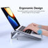 Laptop Stand for Desk, Aluminum Laptop Riser, Ergonomic Computer Stand for Laptop, Laptop Cooling Stand Compatible with for MacBook Pro/Air, Dell,...