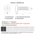 M5*35mm Black Self Tapping Screws, Phillips Pan Head Zinc Plating 304 Stainless Steel Screws, Fasteners Bolts for Plastic Wood Furniture and Drywa...