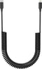 Coiled USB-C to Lightning Cable, MFi Certified Retractable USB C iPhone Charger Cord Charging Cable Compatible with iPhone 14 13 12 11 Pro Max XR ...