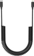 Coiled USB-C to Lightning Cable, MFi Certified Retractable USB C iPhone Charger Cord Charging Cable Compatible with iPhone 14 13 12 11 Pro Max XR ...