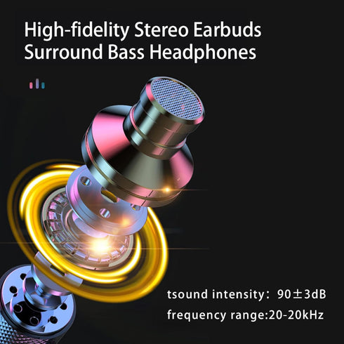 USB C Headphones, Earphones with Microphone,Type C Stereo Sound Headphones Wired in-Ear Earbuds for Samsung Galaxy S22 S21 FE OnePlus 10 9 Pro Goo...