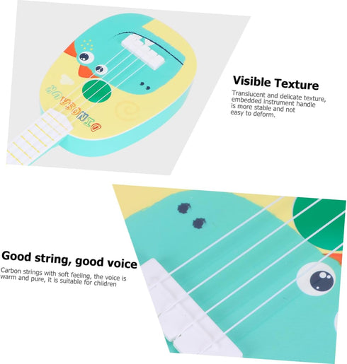 BESTonZON 1pc Simulated Guitar Dinosaur Guitar Early Educational Music Toy Girl Toys Children’s Toys Kids Ukulele Toddler Guitar Toy Vintage Style...