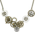 RechicGu Style A Watch Clock Clockwork Hand Gear Cog Steampunk Necklace Vintage Gold and Silver...