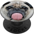 Funny Pug Sticking Out Tongue PopSockets PopGrip: Swappable Grip for Phones & Tablets PopSockets Adhesive PopGrip...