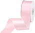 VATIN Double Face Light Pink Satin Ribbon 1-1/2" Continuous 25 Yards,Pink Polyester Fabric Ribbon use for Bows Bouquet, Gift Wrapping, Floral Arra...