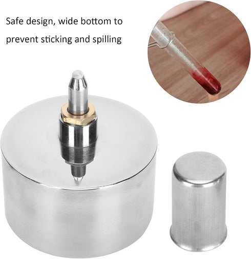 400ml Alcohol Lamp, Stainless Steel Alcohol Lamp Burner, Thickened Explosion-Proof, Laboratory Chemistry Alcohol Burner Lamp, Dental Lab Lamp, Hea...