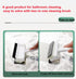 Two-in-one Bathroom Cleaning Tool, Mirror, Toilet, Bathtub, Glass Door and Window Cleaning Supplies, 6pcs?1 Brush and 5 Replaceable Double-Sided s...