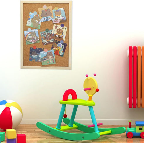 STOBOK 1 Set Decor Cork Board Office Bulletin Board Wall Notice Board Corkboards for Wall Office Notice Board Message Board Billboard Photo Wall H...