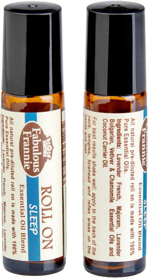 Fabulous Frannie Sleep Essential Oil Blend Pre-Diluted Roll-On 10 ml Made with Chamomile, Marjoram, Bulgarian Lavender and Vetiver...