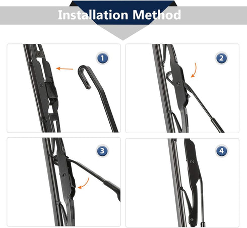 X AUTOHAUX Rear Windshield Wiper Blade Arm for Jeep Grand Cherokee 99-01 - 240mm 9inch...