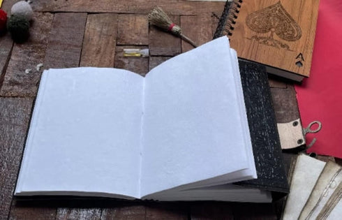 MONTEXOO Leather Journal Sketch book for Women Men - Motivational Journals for Writing 5 x 7 inches Unlined Paper 200 Pages Gift Quotes Vintage Br...