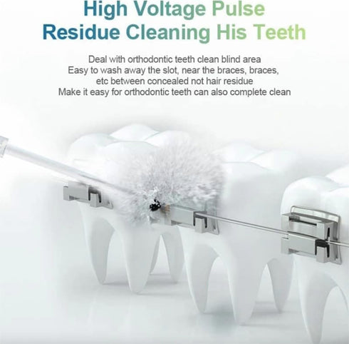 Dental Flosser Water Jet Oral Irrigator for Teeth, Dentures, and Braces Portable Rechargeable Multipe Pressure Modes...