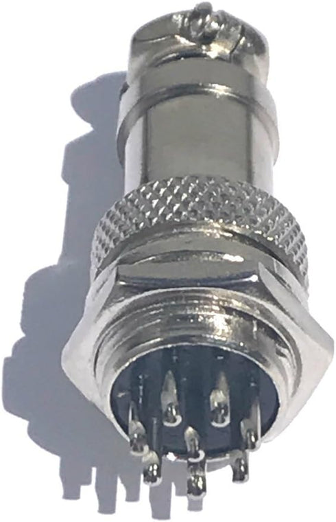 CESS Aviation 8 Pins Plug and Socket Wire Cable Connectors - Diameter 0.63" (16mm) (jcx) (2 Packs)...