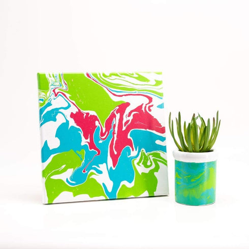 FolkArt Pre-Mixed Acrylic Pouring Paint, 8 oz, Sour Apple...