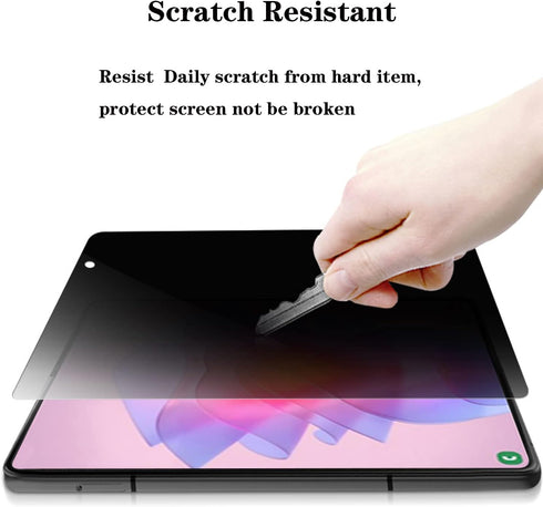 2+1 Pack Privacy Matte Screen Protector Designed for Samsung Galaxy Z Fold 6, Anti-peep 1PCS Outside +1PCS Inside Soft Film+1PCS Lens Protector...