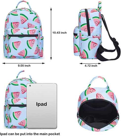 Cute 10 inch mini pack bag backpack for grils children and adult (watermelon)...