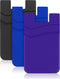 SHANSHUI Phone Card Holder, Cell Phone Sleeves Silicone Wallet for Credit ID Business Card Pocket Fitting for iPhone, Android and Most Smartphones...