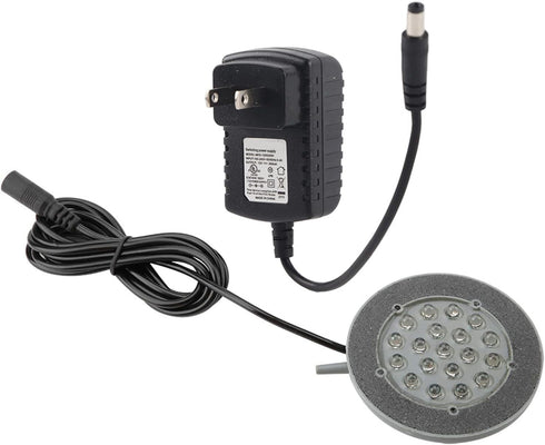 LED Aquarium Air, Light Control Changing Lamp Fish fish tank bubbler Bubble Stone Tank Decoration US Plug 100 240V...