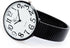 Black Super Large Face Flat Stretch Band Easy to Read Watch...