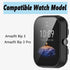 Hard PC Case Compatible with Amazfit Bip 3 Pro Screen Protector, Cover with Tempered Glass Screen Protector Fit for Amazfit Bip 3/Bip 3 Pro Watch ...
