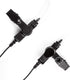Acoustic Tube Earpiece with Mic for Motorola Walkie Talkies, Surveillance Headset and PTT Compatible with Motorola 2 Way Radios BPR40/CP/CLS/DTR/P...