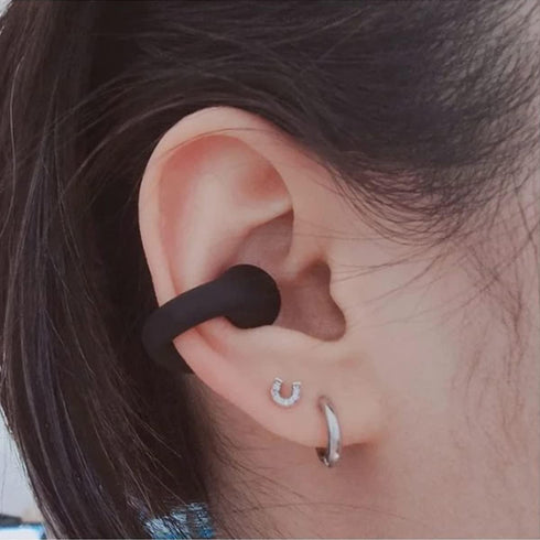 Wireless Ear Clip Skeleton Conduction Headphones, 2024 Upgrade Open Ear Headphones Wireless Bluetooth, Skeleton Conduction Headphones Bluetooth Ea...